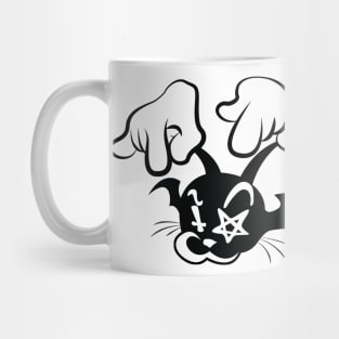 CAT (Black on white). Mug